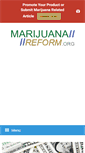 Mobile Screenshot of marijuanareform.org
